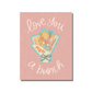 Love You A Bunch Greeting Sticker Card