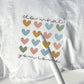 Do What You Love Heart Pattern Sticker