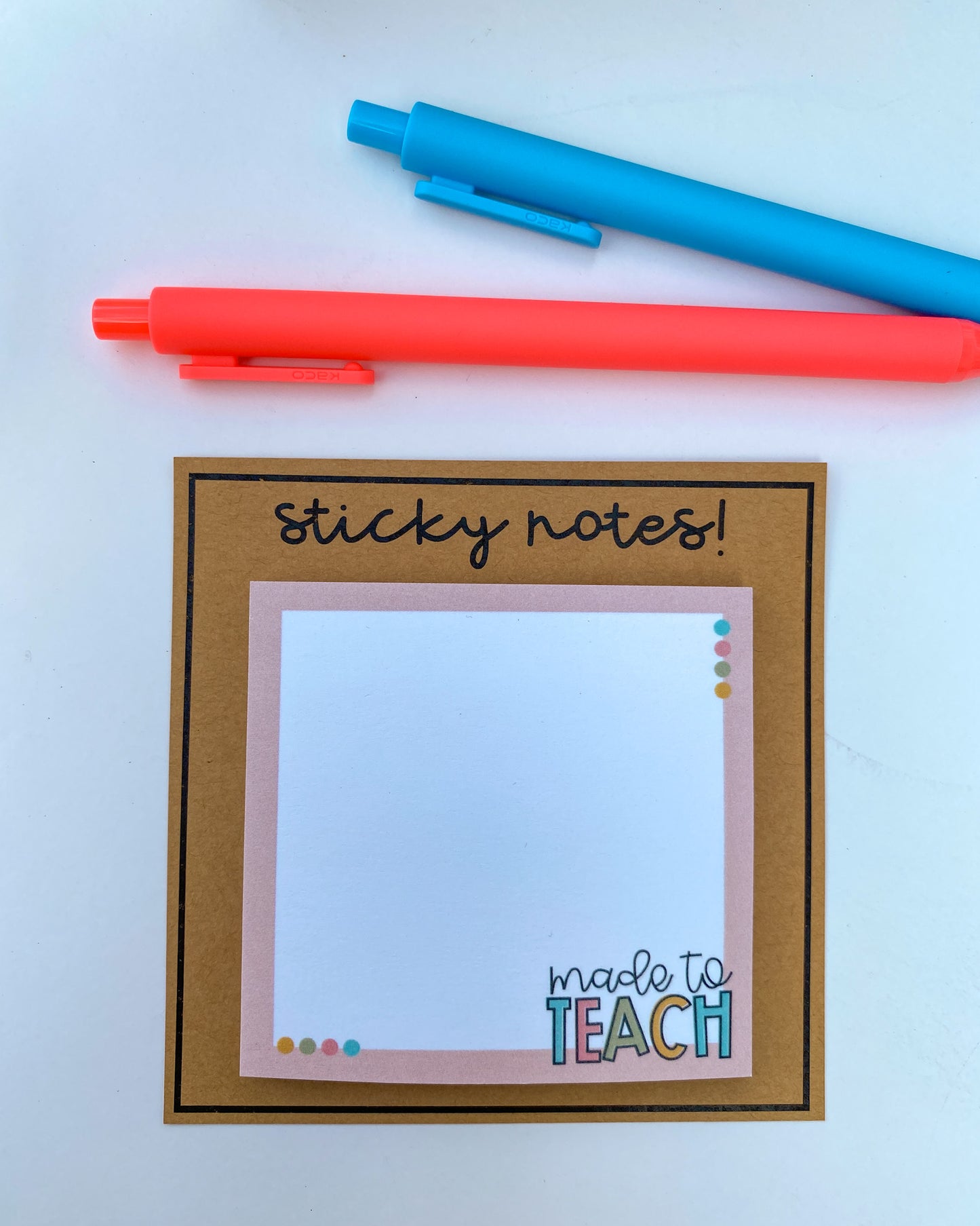 Made To Teach Sticky Notes