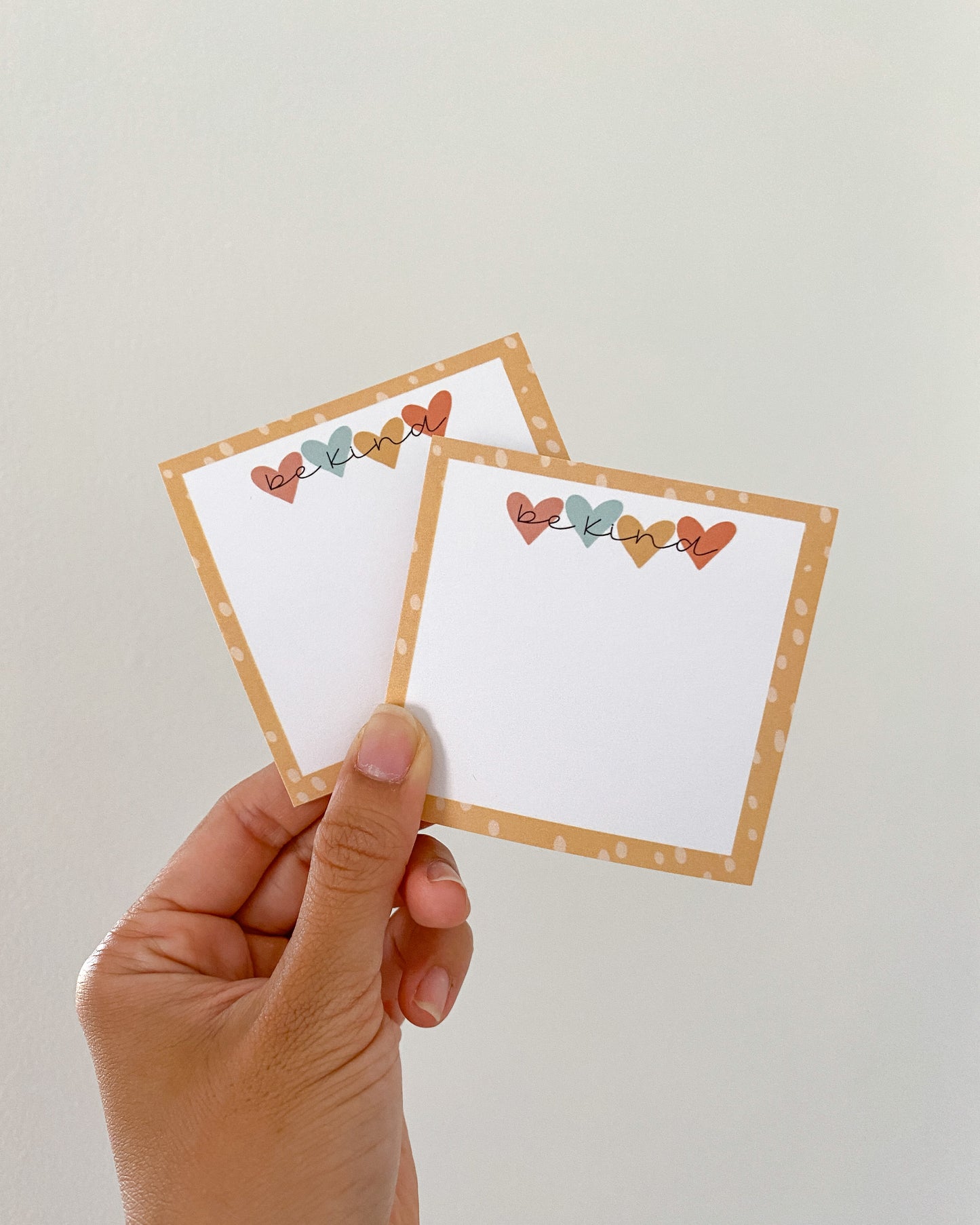 Be Kind Hearts Sticky Notes