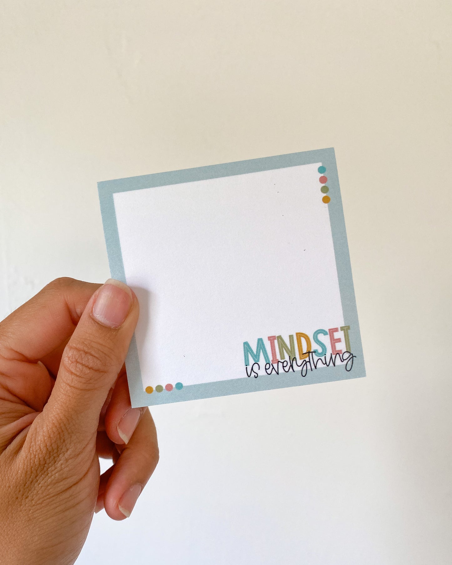 Mindset Is Everything Sticky Notes