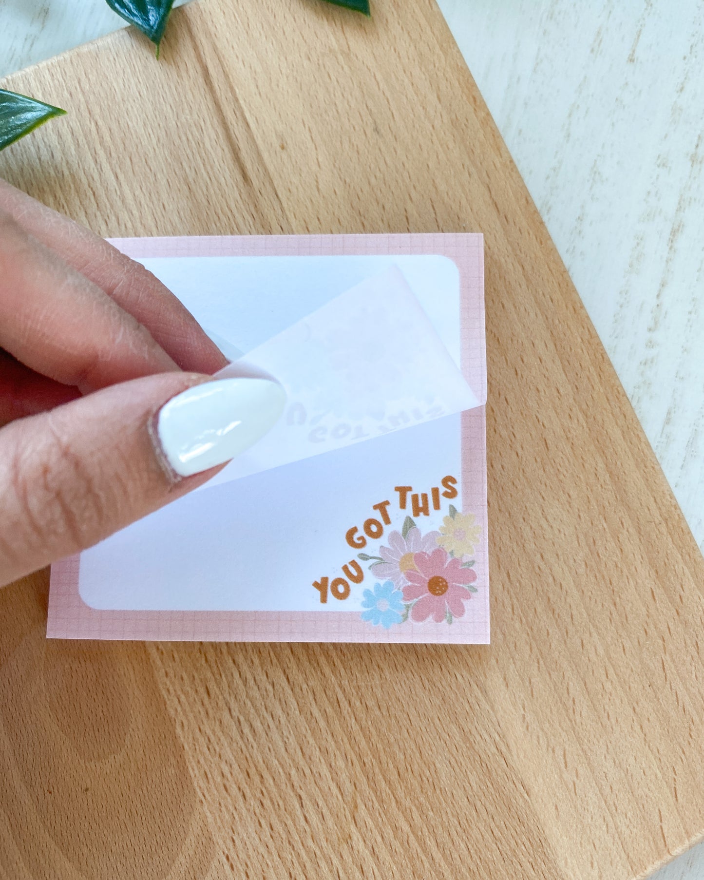 You Got This Floral Bunch Sticky Notes