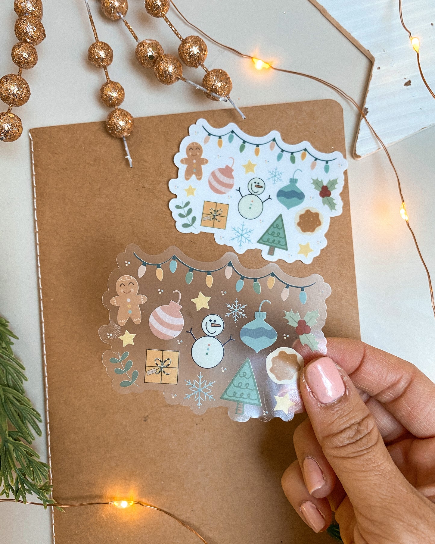 Holiday Favorites Clear Winter Sticker