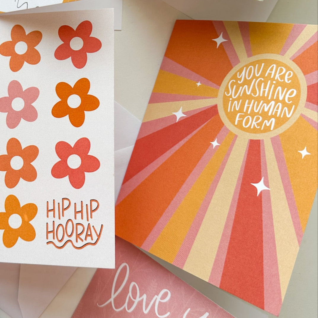 You are Sunshine Friendship Sticker Card