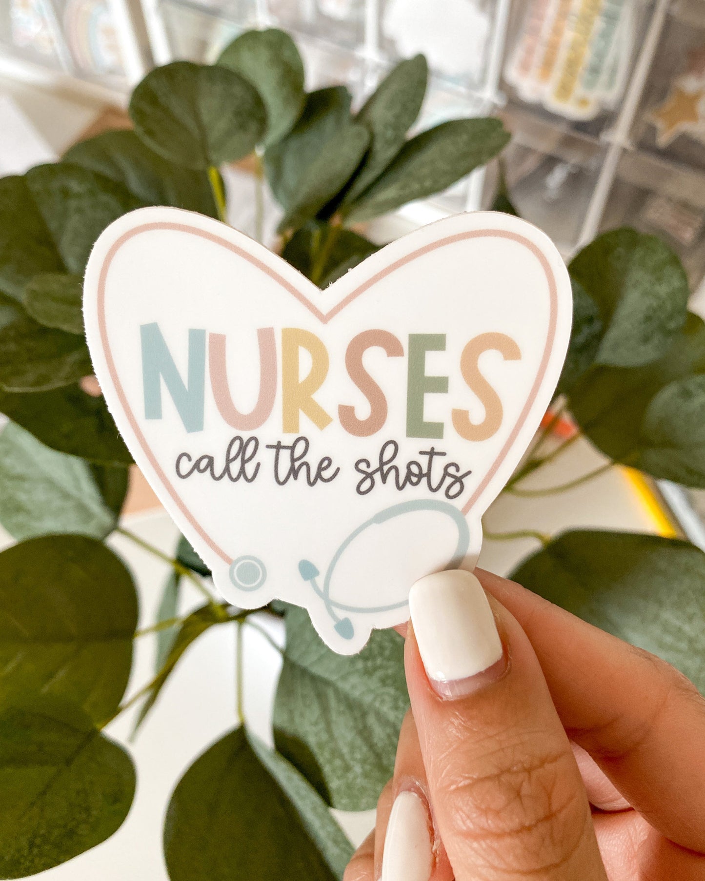 Nurses Call The Shots Sticker