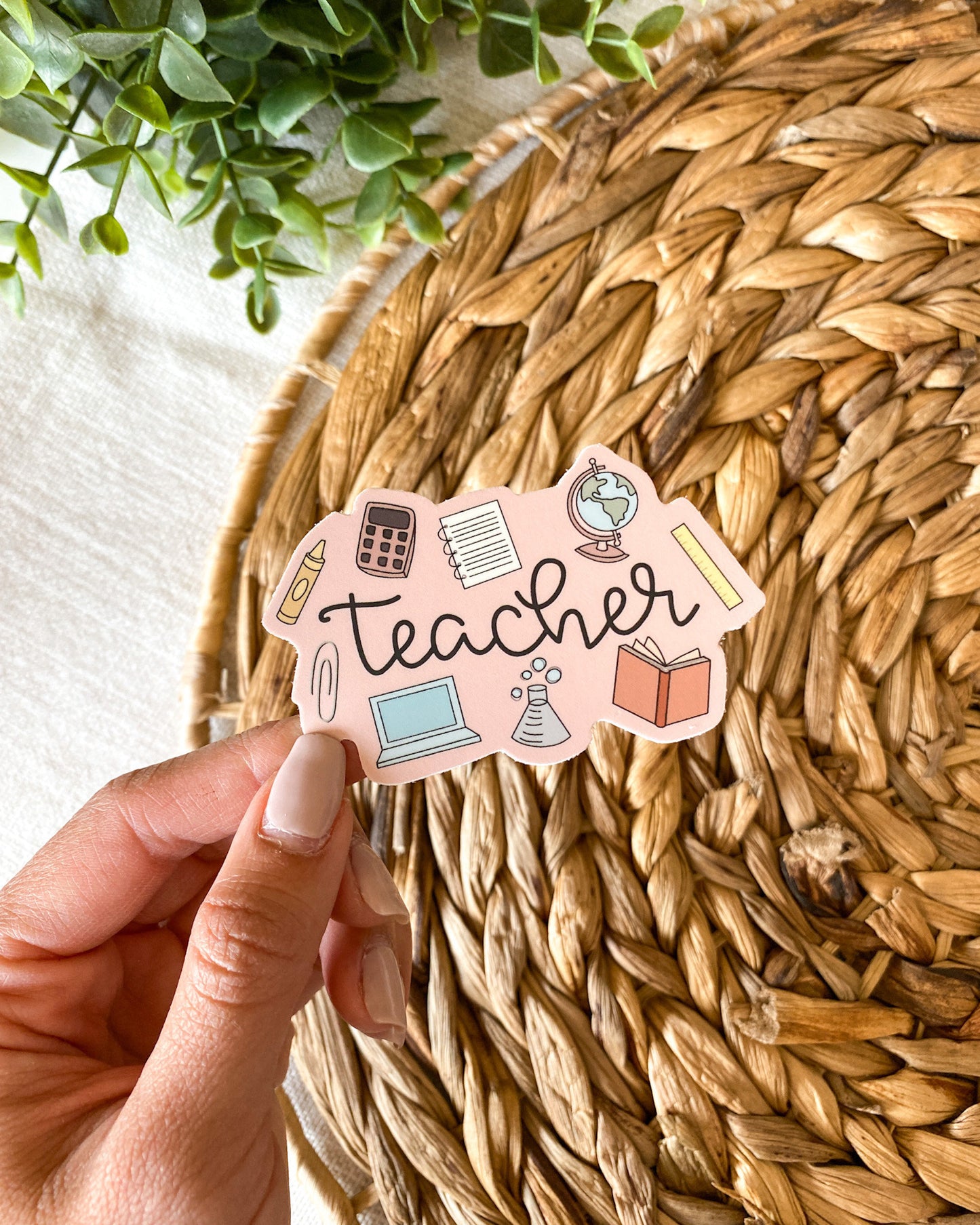 Teacher Supplies Sticker