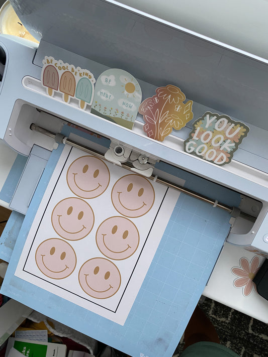 Making Handmade Stickers With A Cricut - DIY Craft Tutorial