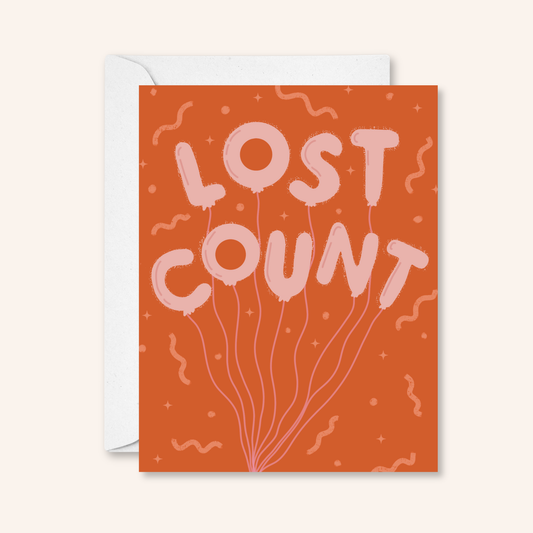Lost Count Greeting Card