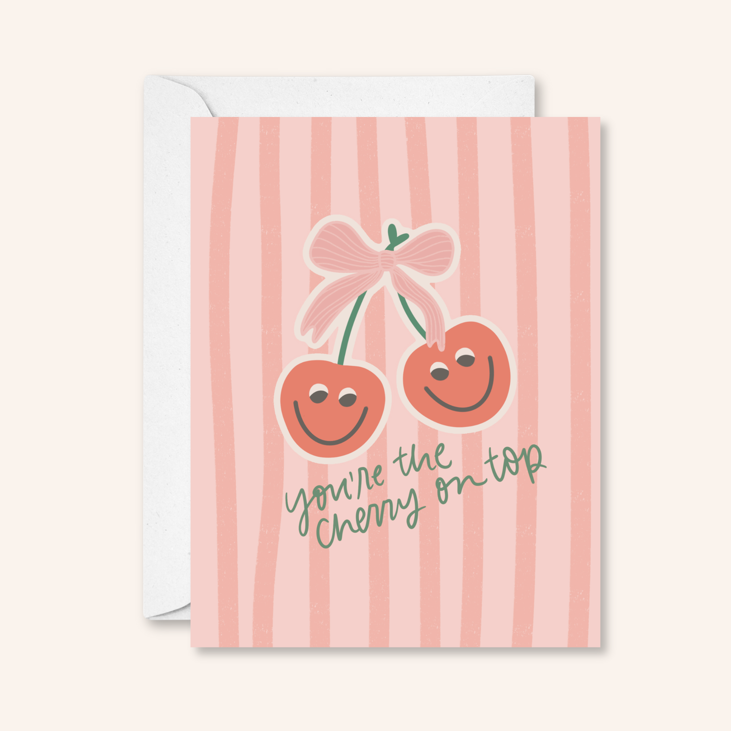 Cherry On Top Sticker Card