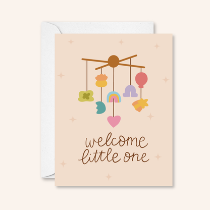 Welcome Little One Sticker Card