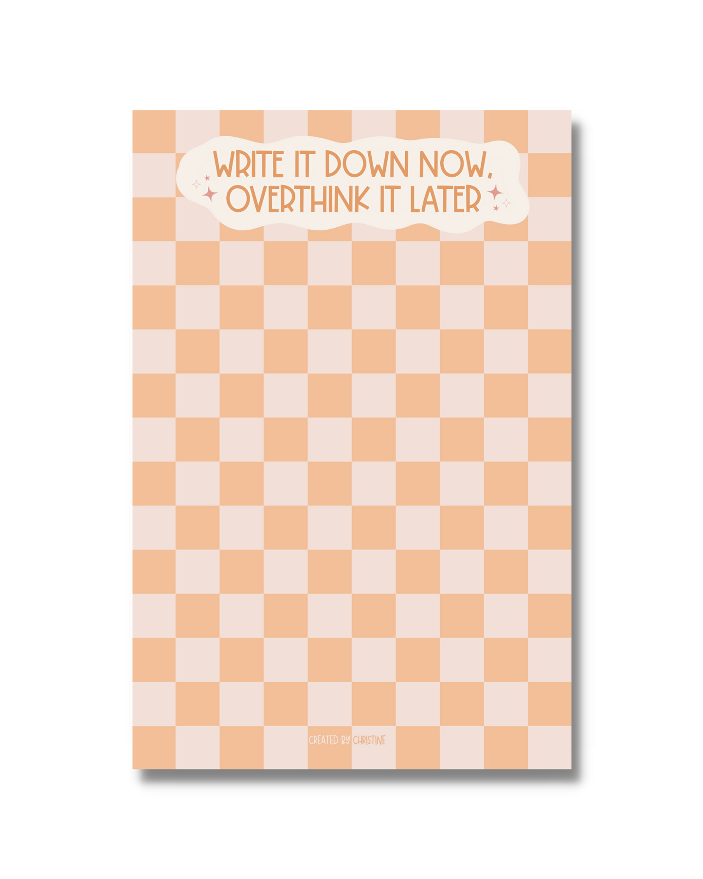Overthink It Later Notepad