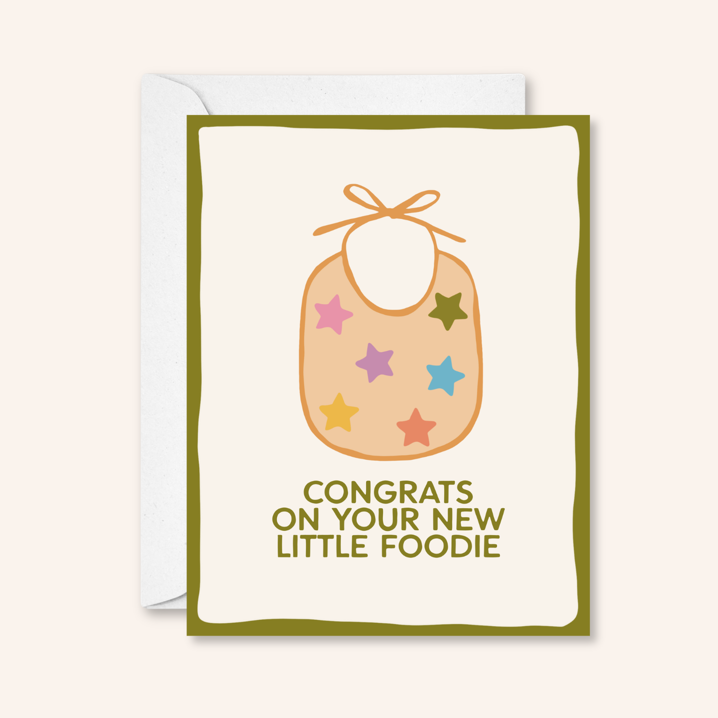 New Little Foodie Sticker Card