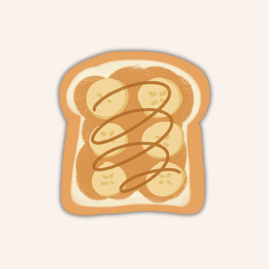 Banana Toast Sticker