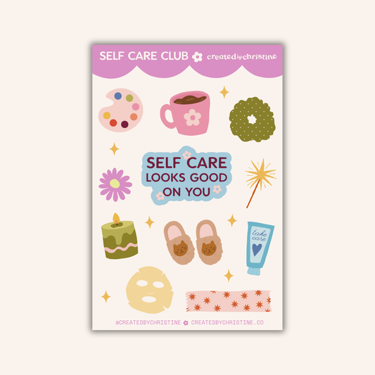 Self Care Sticker Sheet