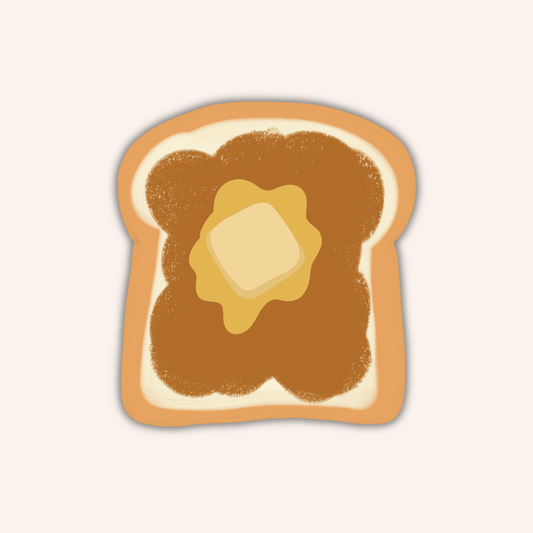 Buttered Toast Sticker
