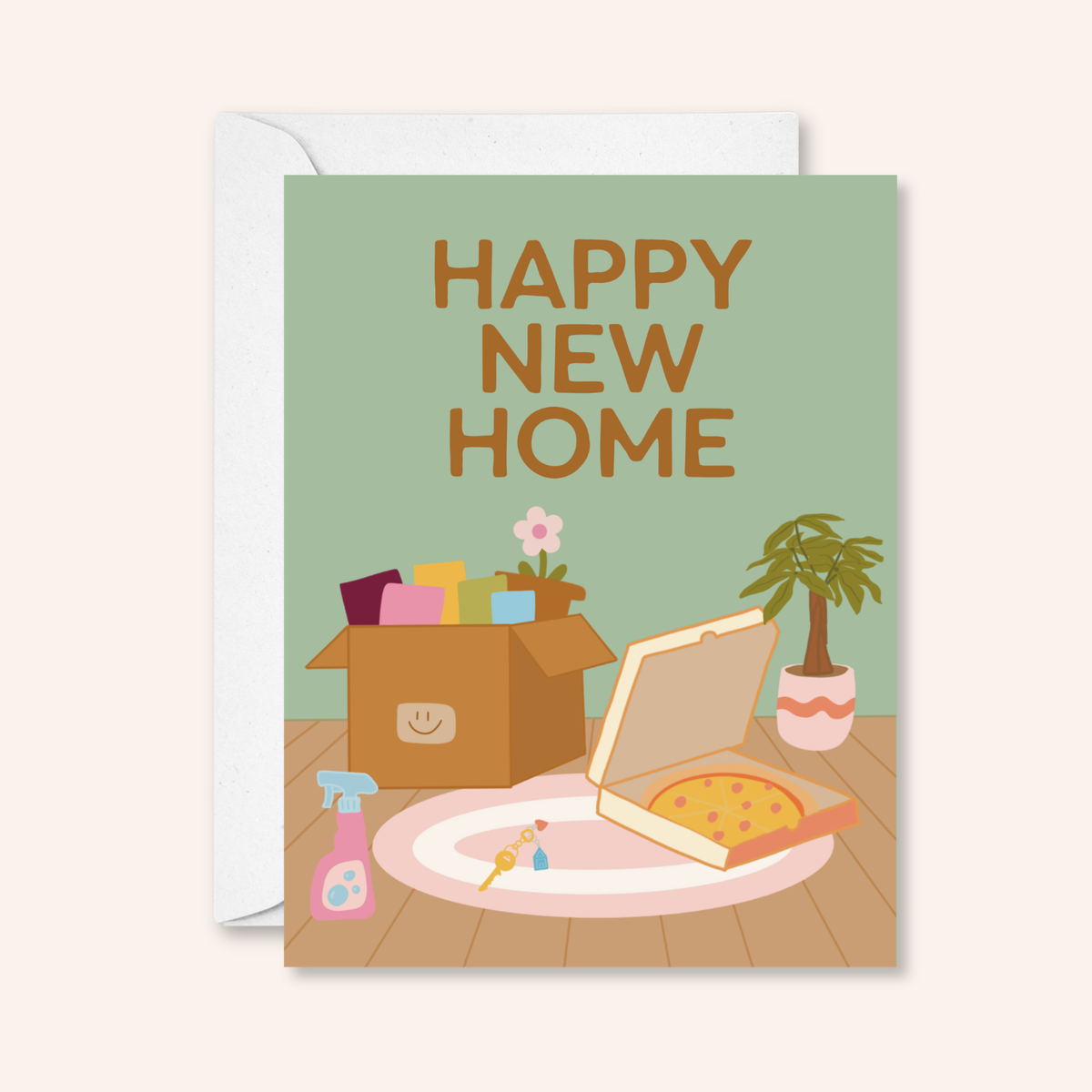 Happy New Home Greeting Card