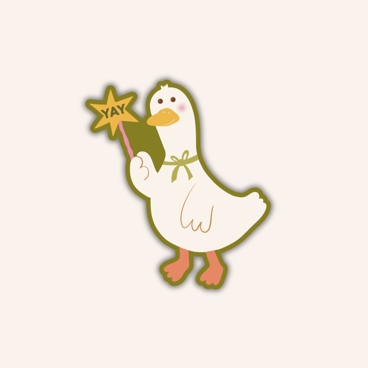 Goose Yay Sticker