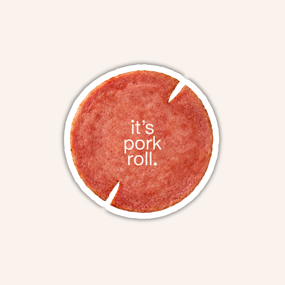 Pork Roll Sticker