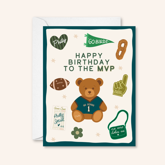 HBD MVP Philly Sticker Card