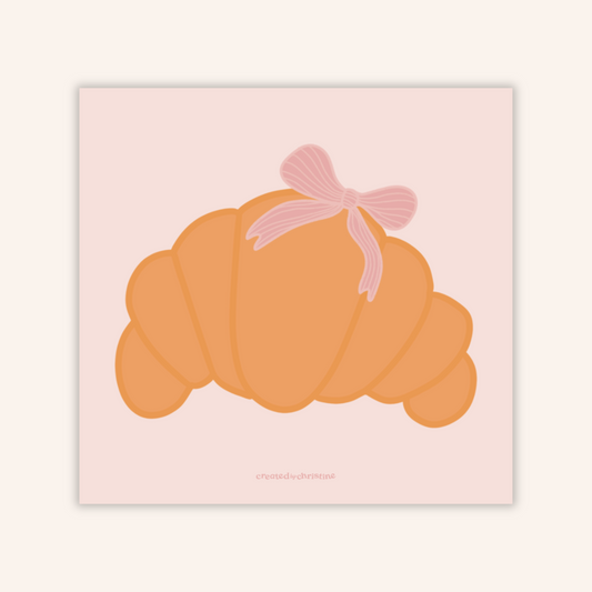 Croissant Sticky Notes