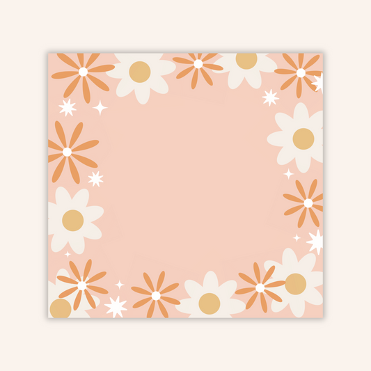 Ditsy Daisy Sticky Notes