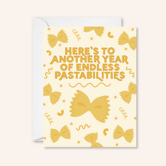 Year of Pastabilities Sticker Card