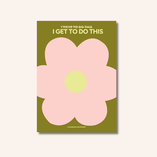 I Get To Do This Notepad