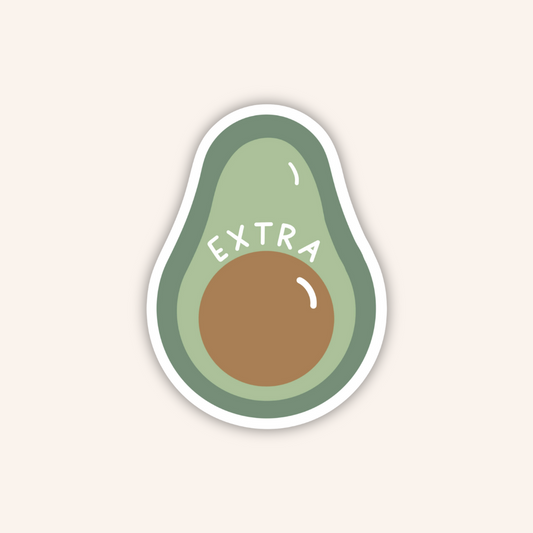 Avocado Extra Sticker
