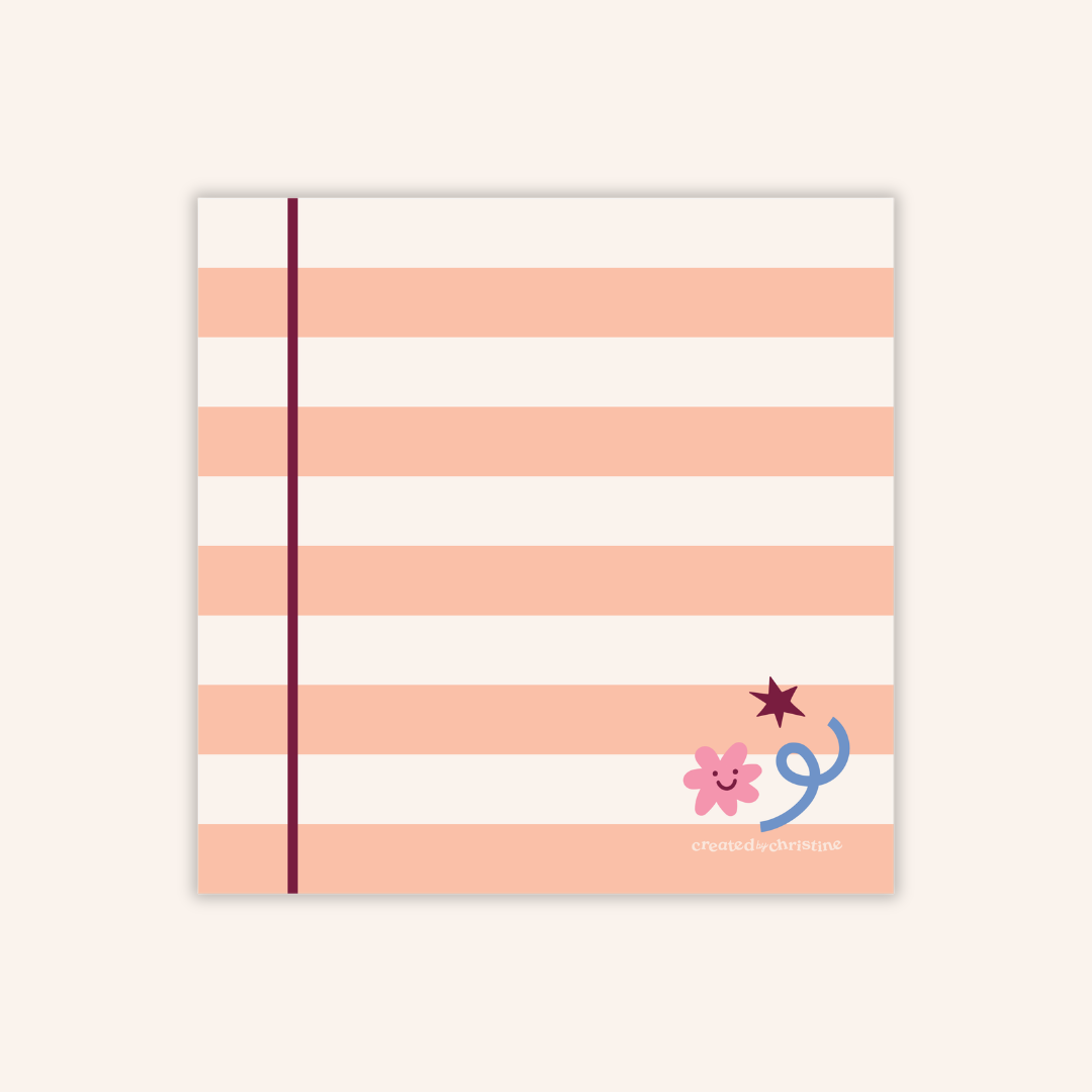 Lined Sticky Notes