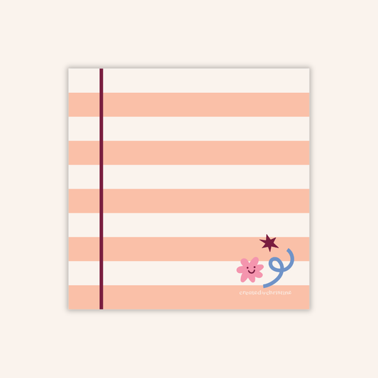 Lined Sticky Notes