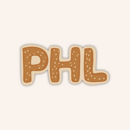 Philly Pretzel Sticker