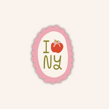 I Love New York Sticker