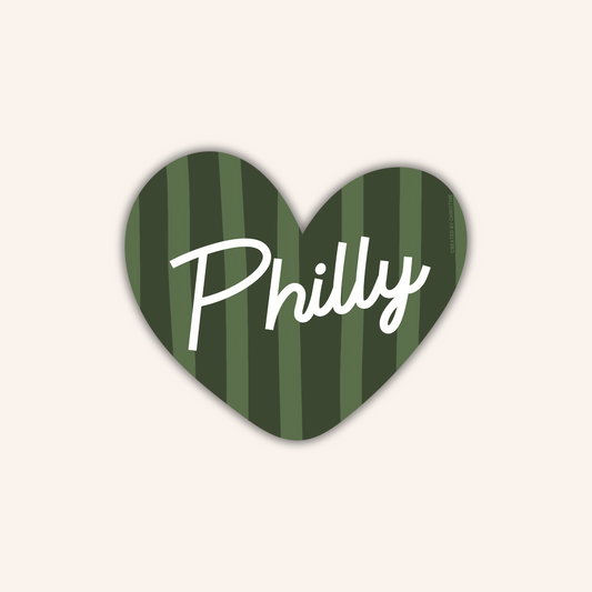 Philly Heart Sticker
