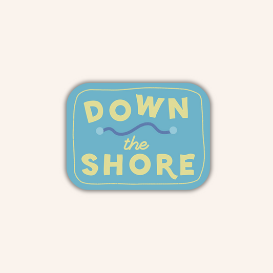 Down the Shore Sticker