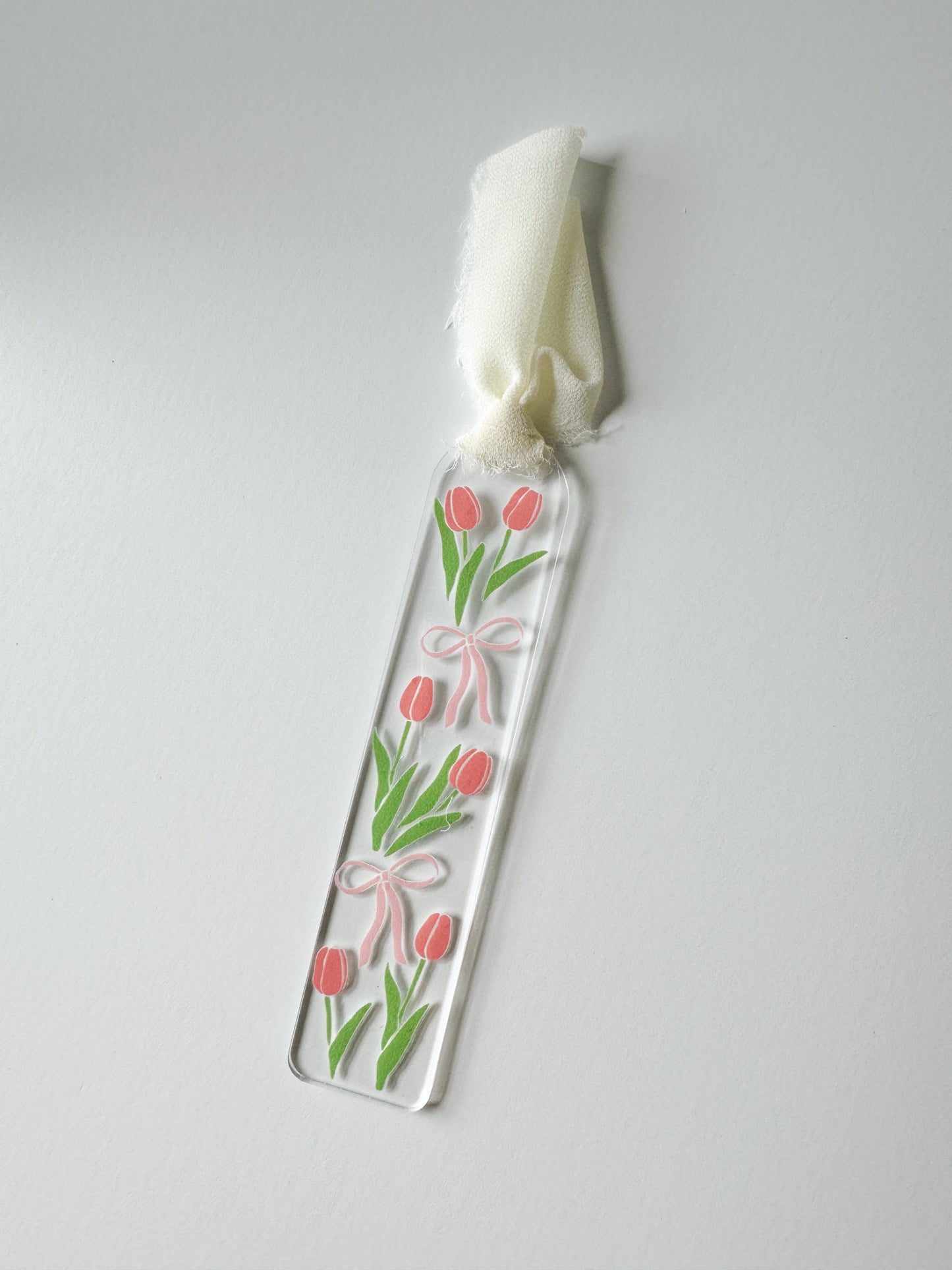 Tulip and Bows Bookmark