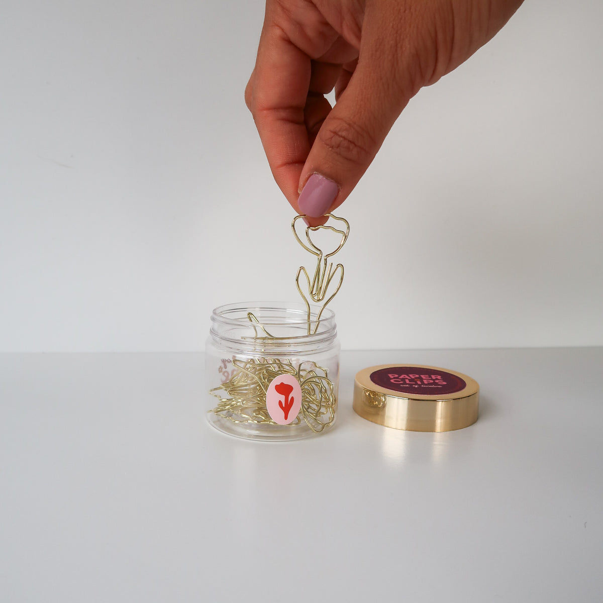 Tulip Flower Paper Clips