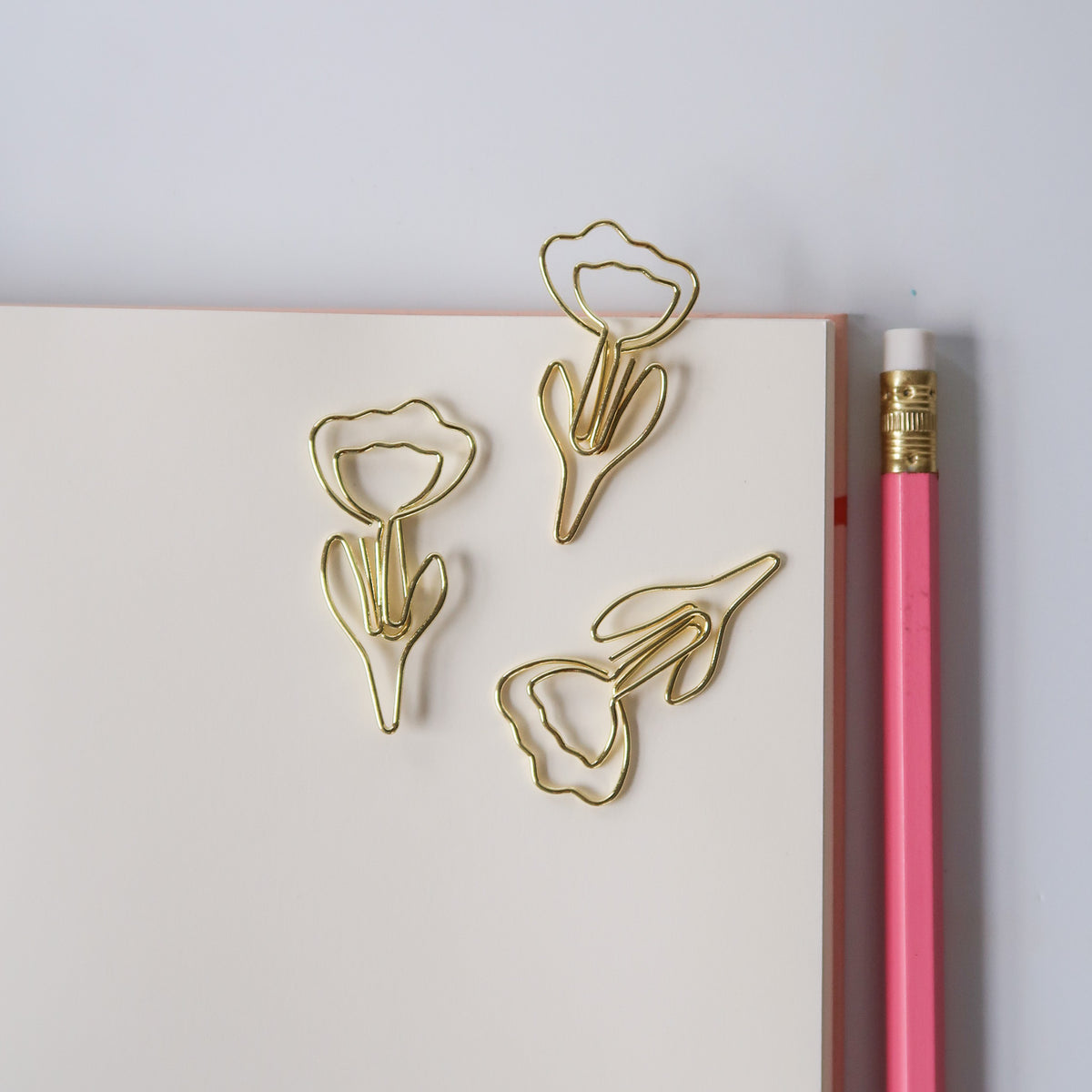 Tulip Flower Paper Clips