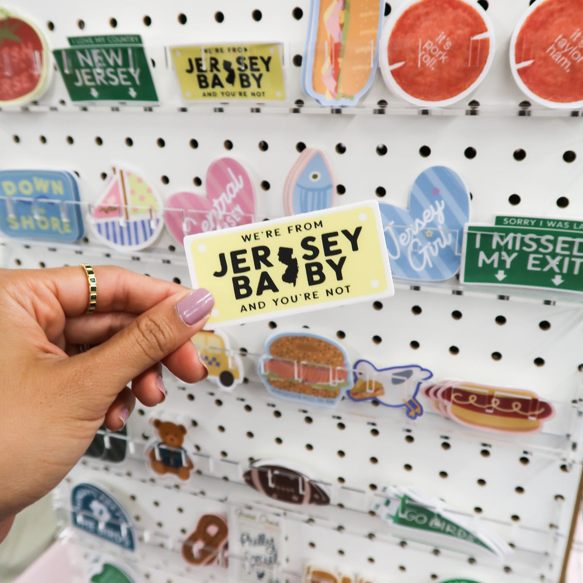 Jersey Baby License Sticker