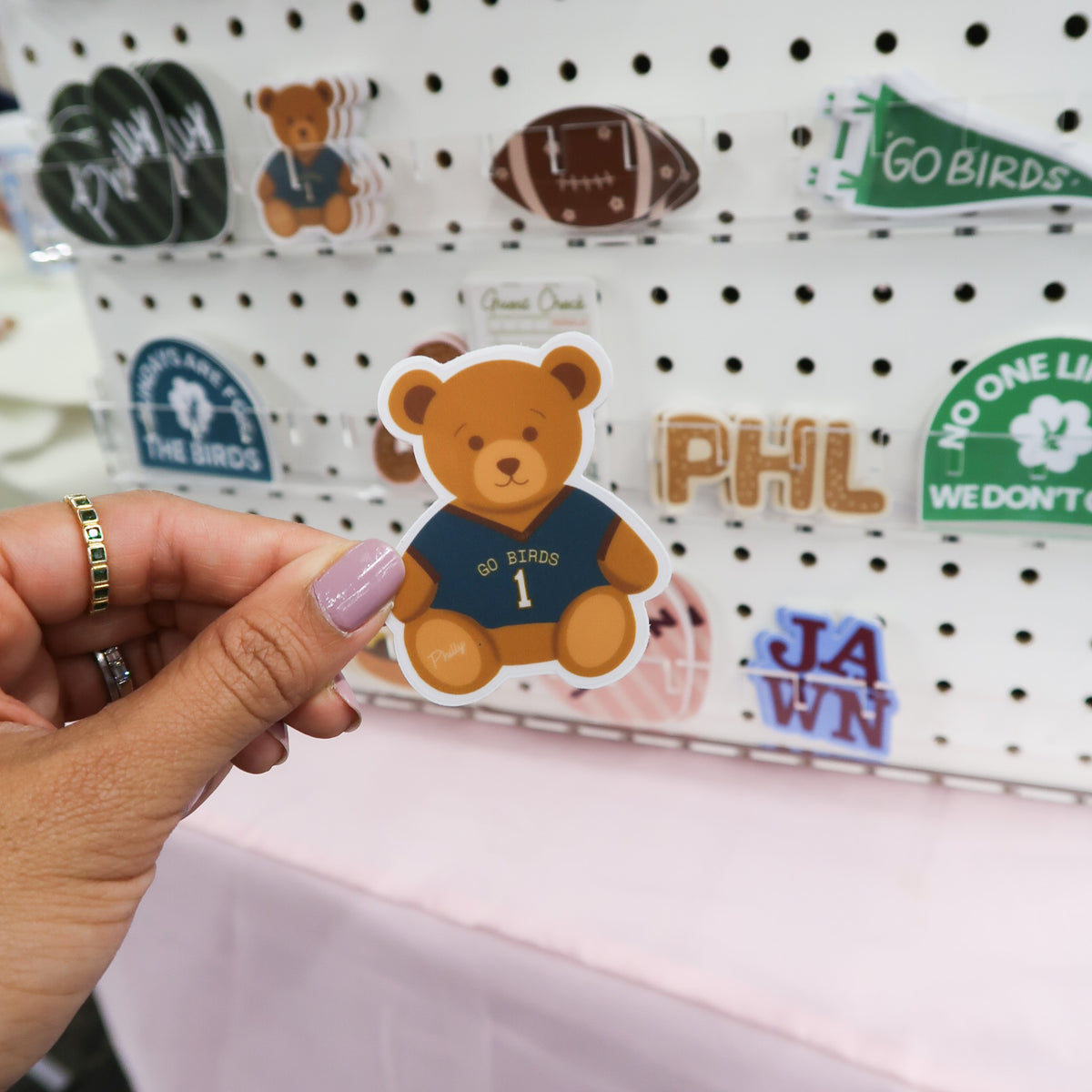 Go Birds Teddy Sticker
