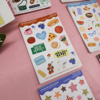 Jersey Baby Sticker Sheet