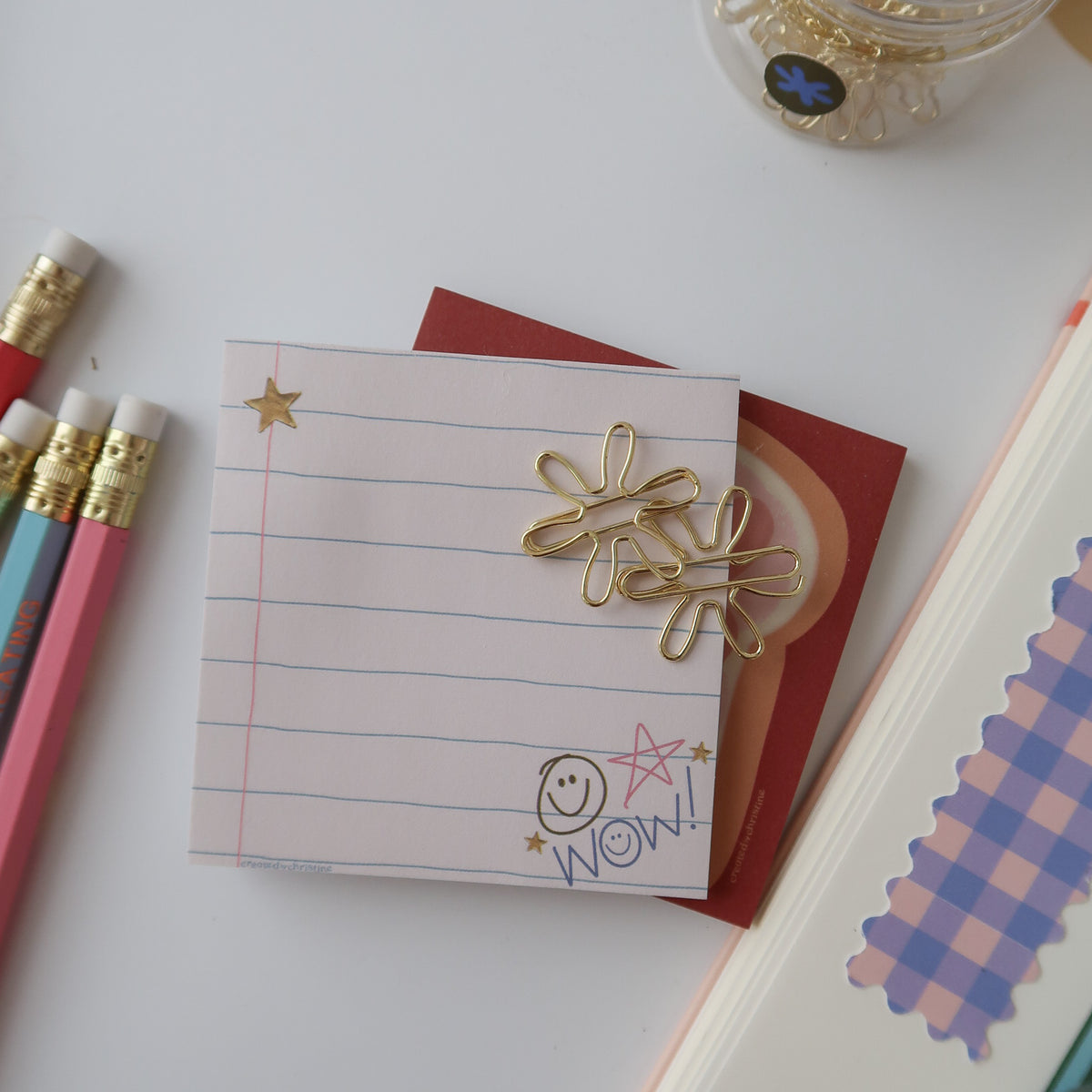 Daisy Flower Paper Clips
