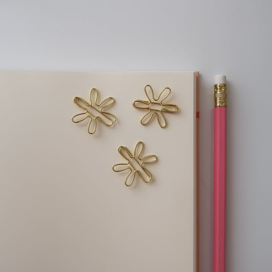 Daisy Flower Paper Clips