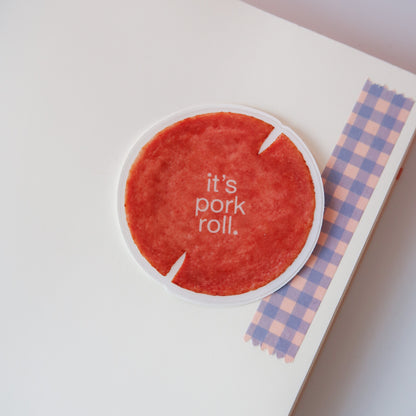 Pork Roll Sticker