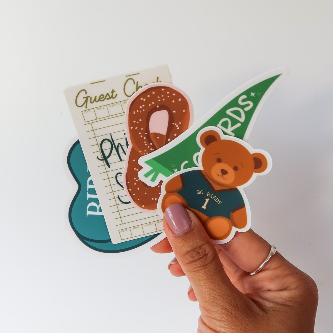 Go Birds Teddy Sticker