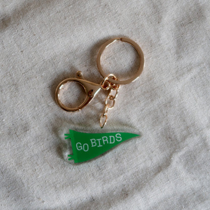 Birds Pennant Keychain
