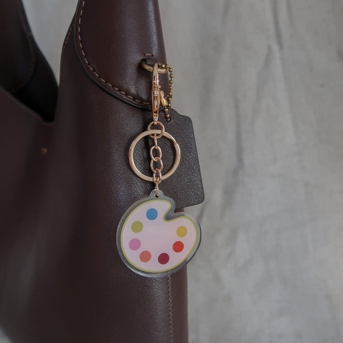 Paint Palette Keychain