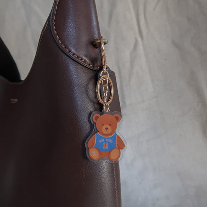 King of New York Teddy Keychain