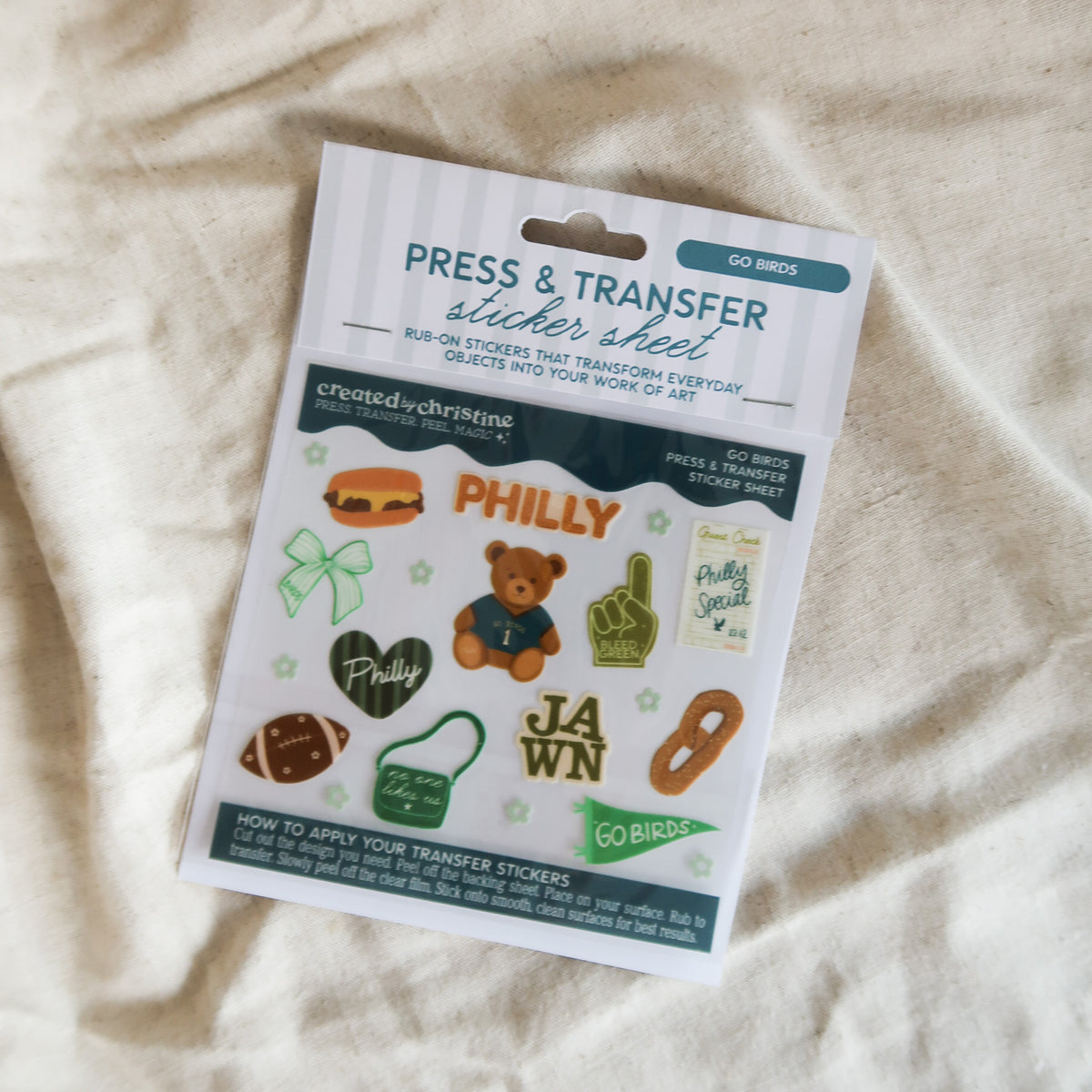 Go Birds Transfer Sticker Sheet