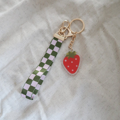 Strawberry Matcha Lanyard