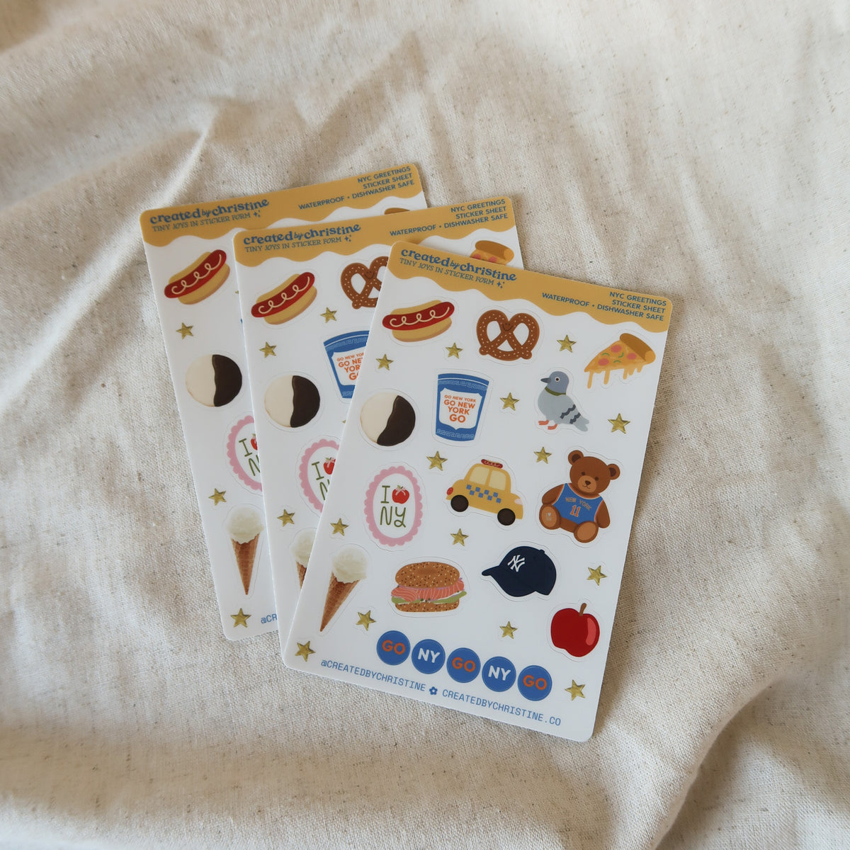 NYC Greetings Sticker Sheet